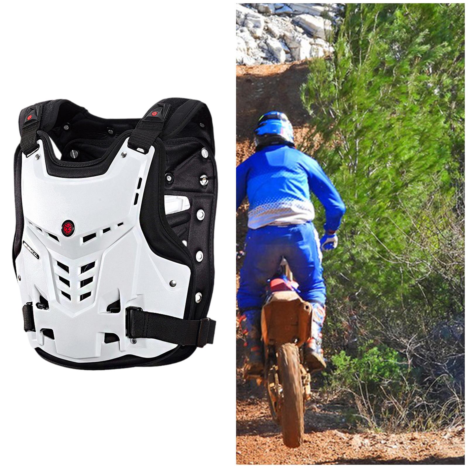 Mountain Biking Chest Protector - Motocross Chest Protector Adult Adjustable Mountain