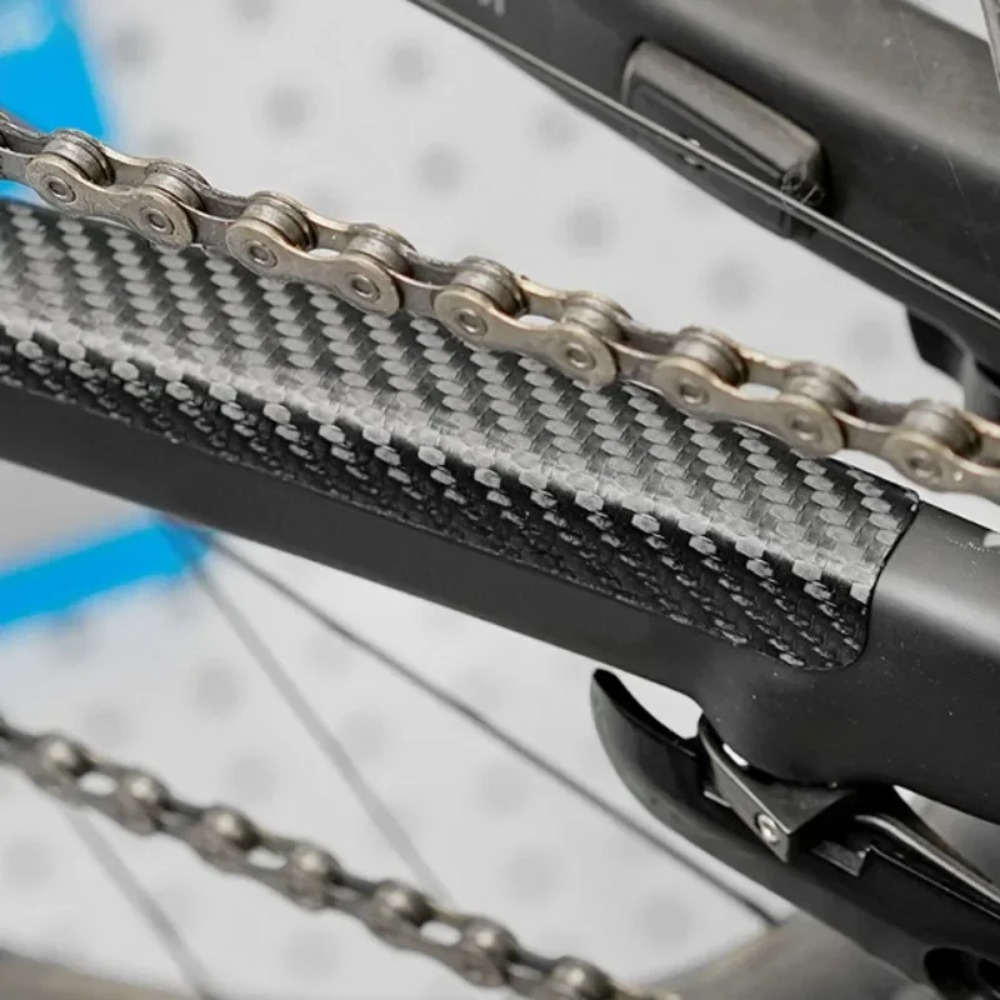 Black Carbon Fiber Bicycle Cha - огляд і ціна Chainstay Protector Wrap