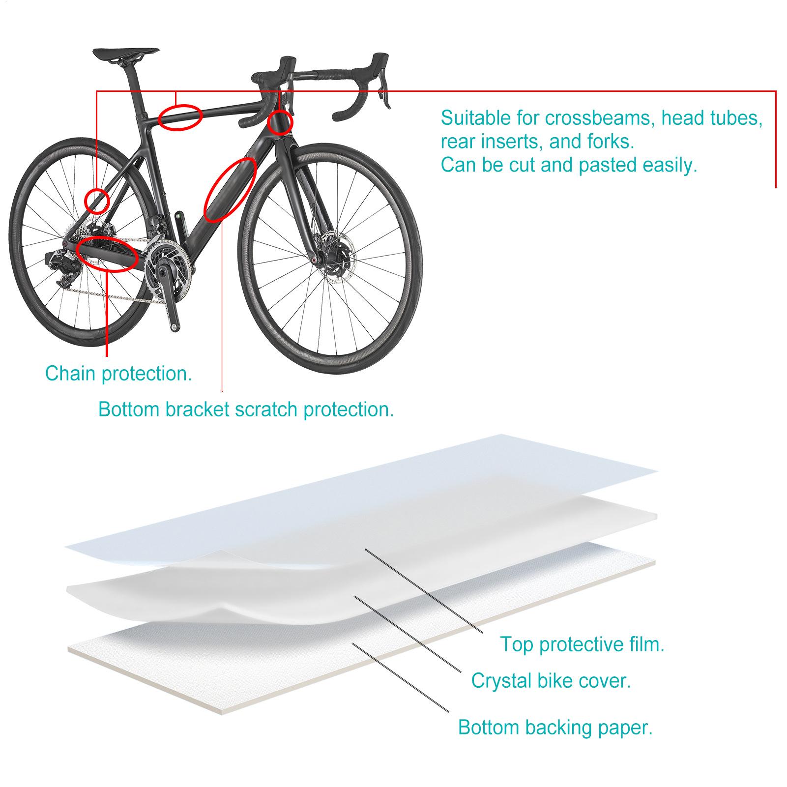 Bike Protection Tape Clear Pvc - огляд і ціна Chainstay Protector Wrap