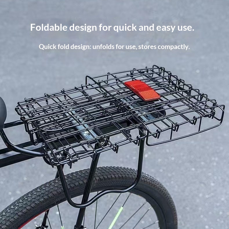 Foldable Bicycle Rear Basket L - огляд і ціна Mountain Biking Rucksack