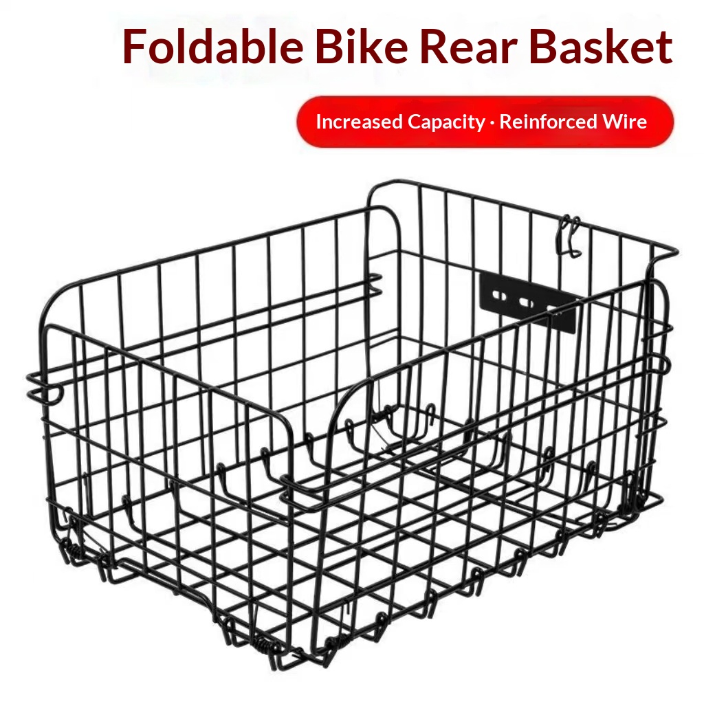 Foldable Bicycle Rear Basket L - огляд і ціна Mountain Biking Rucksack